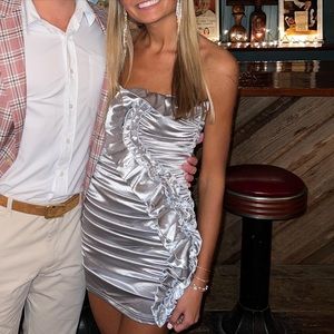 Hello Molly Silver Dress